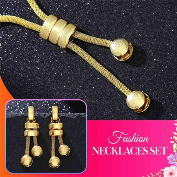 Gold Cuban Link Choker Necklace Bracelet Set Women Punk Fashion Chain Jewelry Gi - Picture 5 of 7